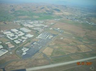 Tim is also the trip photographer. Here's his shot at Napa Aiport.