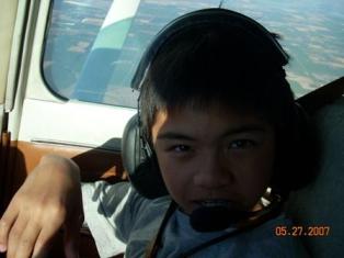 Tim at the right seat as navigator