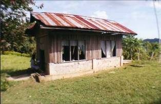 Old church in Basak(Cebu, Philippines) before it was rebuilt