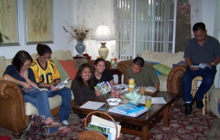 Bible Study Group attendees - July 2008.